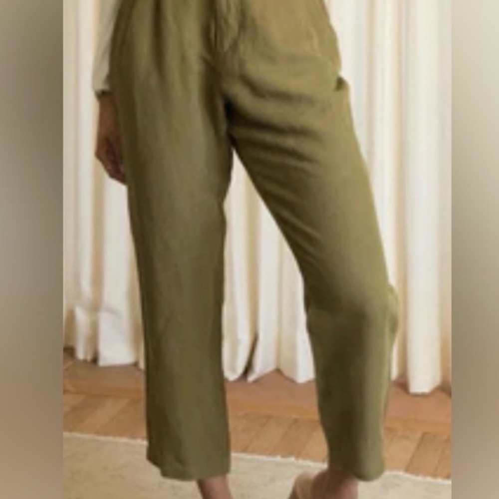 ABLE Olive Green Charlie Comfort Pants Sz 6 - Picture 2 of 5
